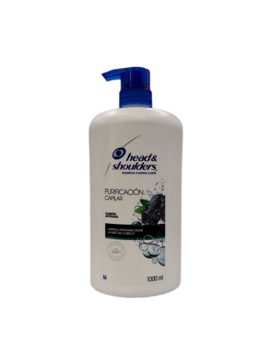 HEAD & SHOULDERS SHAMPOO PURIFICACIÓN CON CARBÓN ACTIVADO 1000 ML1