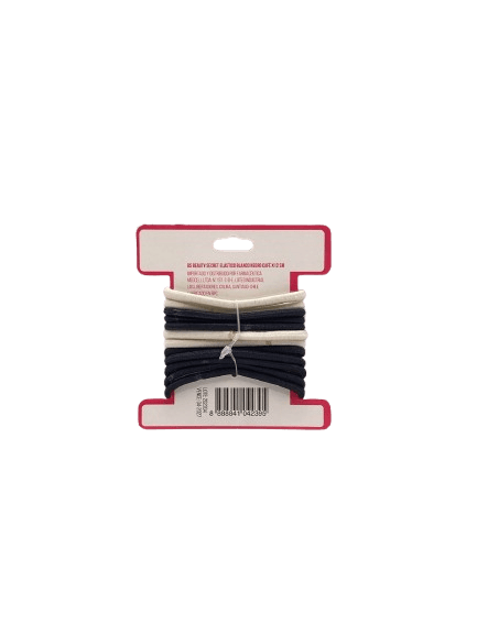 BS BEAUTY SECRET ELASTICO BLANCO NEGRO CAFE X12 SM2