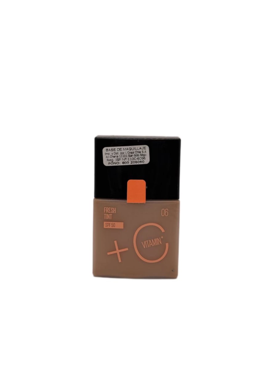 MAQUILLAJE MAYBELLINE BASE DE MAQUILLAJE FIT ME FRESH + VITAMINA C FPS 50 N061