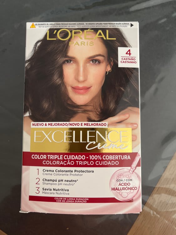 TINTURA EXCELLENCE CREME CASTAÑO 4 0