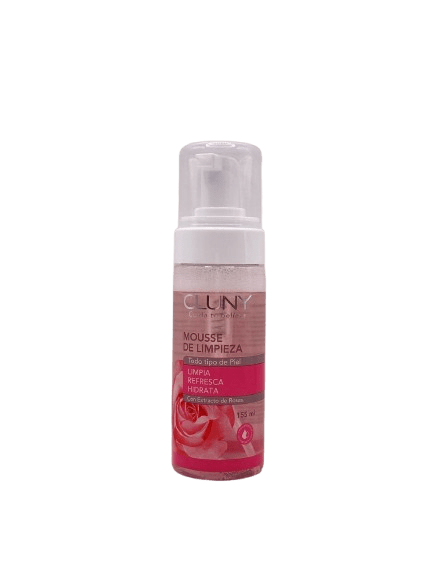 CLUNY MOUSSE DE LIMPIEZA DE ROSAS 155 ML 2
