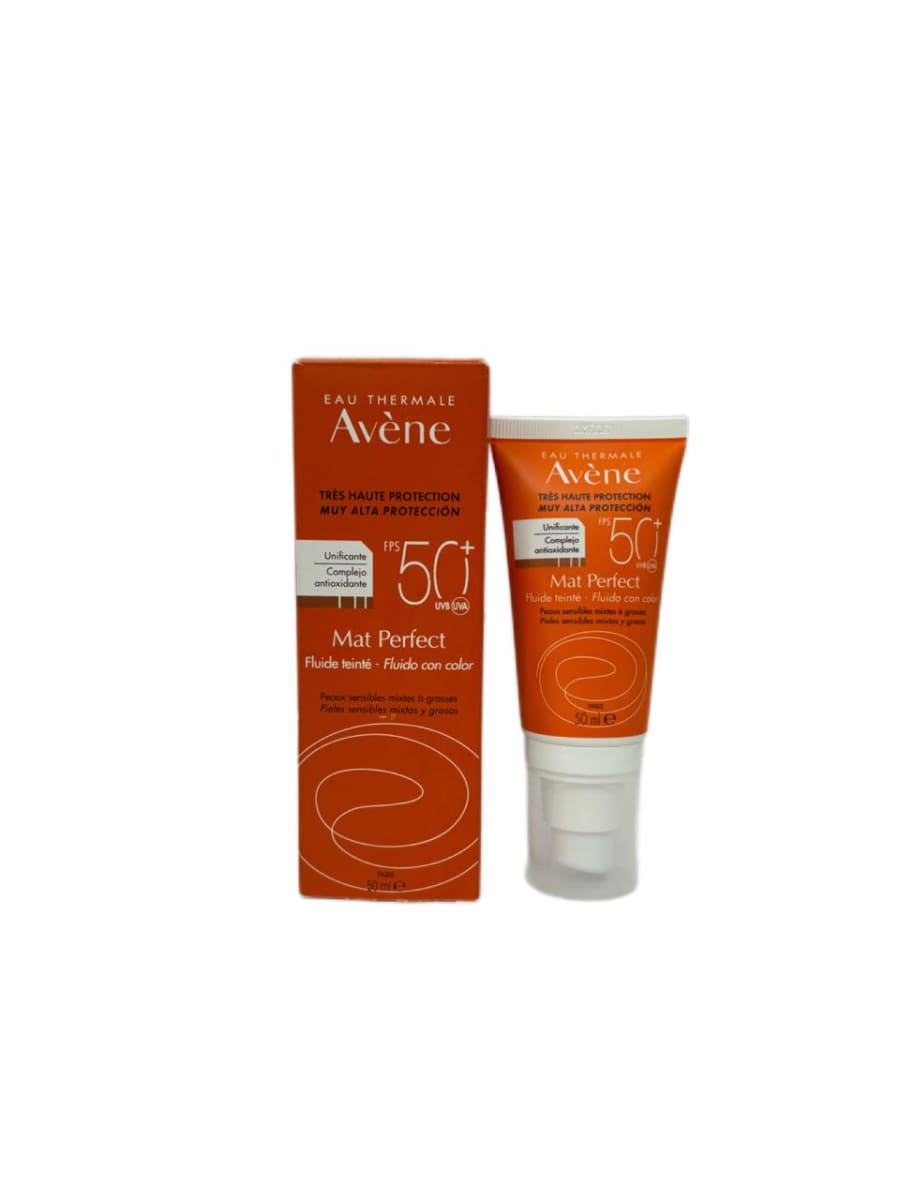 AVENE FOTOPROTECTOR MAT PERFECT CON COLOR PROTECCIÓN F50+ 50 ML 3