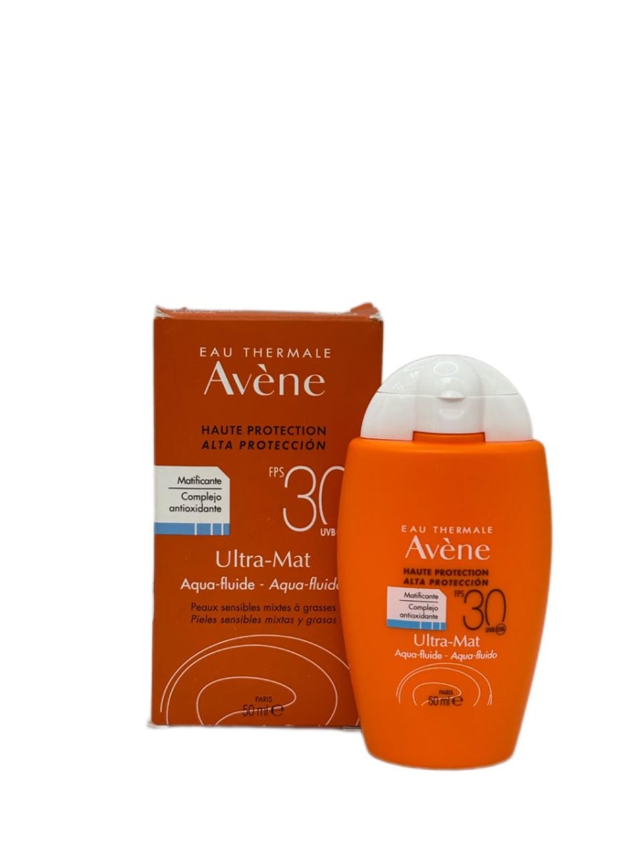 AVENE FOTOPROTECTOR ULTRA MAT AQUA FLUIDO FPS 30 50 ML SIN COLOR 2