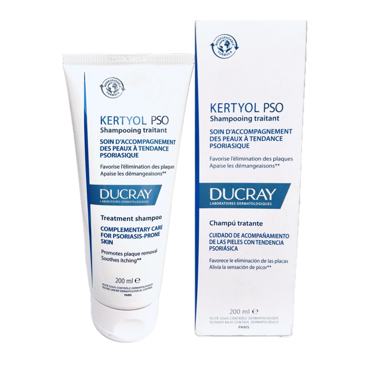 DUCRAY KERTYOL PSO SHAMPOO TRATANTE REEQUILIBRANTE 200ML D.E.1