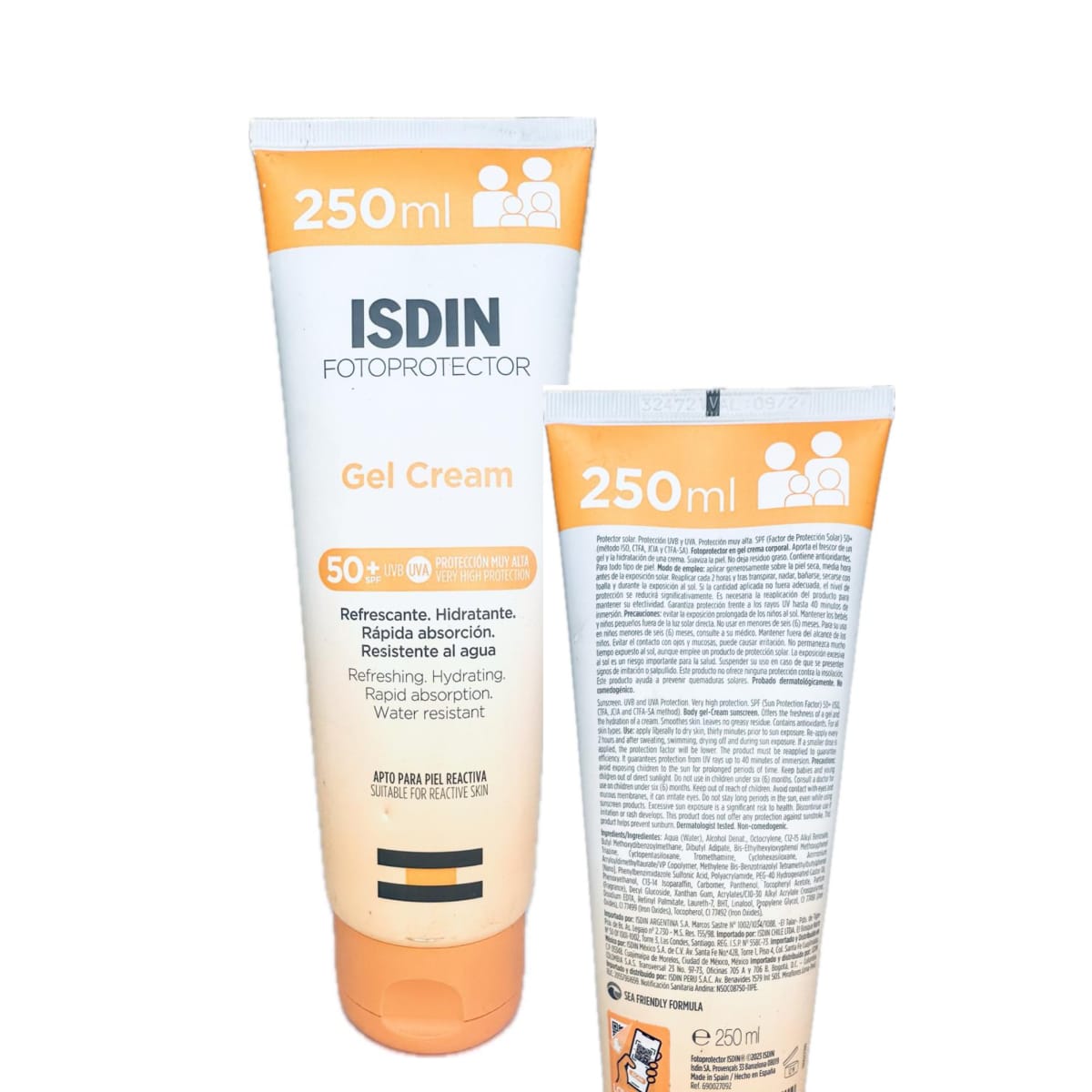 ISDIN FOTOPROTECTOR GEL CREAM 50 + 250 ML 0