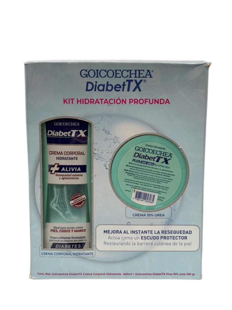 PACK DIABETEX HIDRATACIÓN INTENSIVA  CR. HID CORP + CRE. 10% UREA2