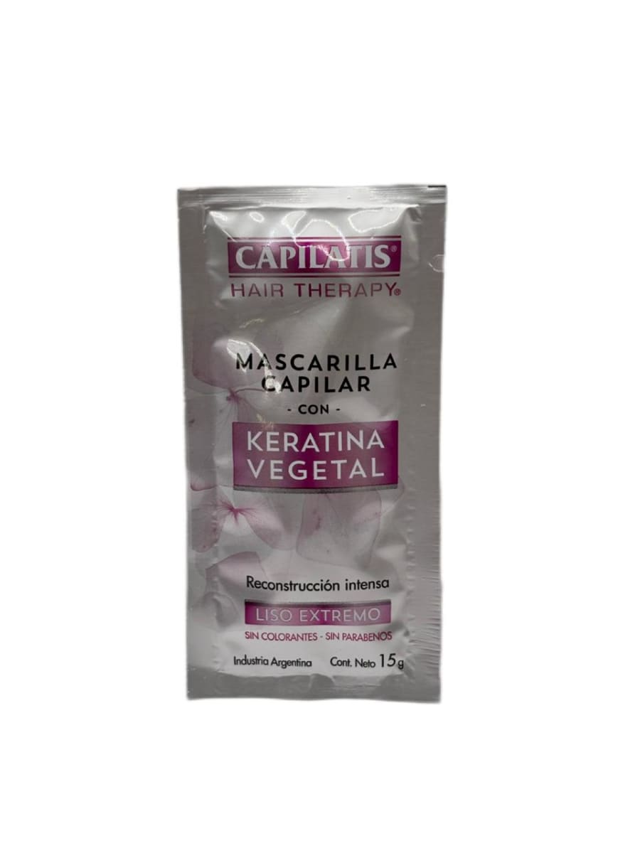 CAPILATIS MASCARILLA KERATINA SACHET LISO EXTREMO 15 GRS. 1
