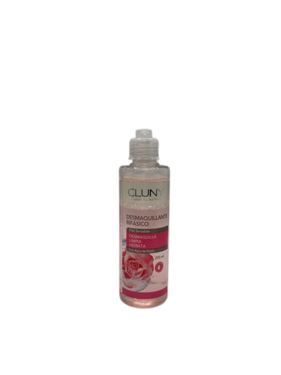 CLUNY DESMAQ.BIFASICO P/S A.ROSAS X200ml 0