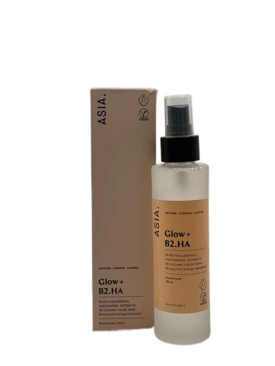 ASIA SKINCARE BRUMA FACIAL GLOW B2 CON ACIDO HIALURONICO 120 ML 2