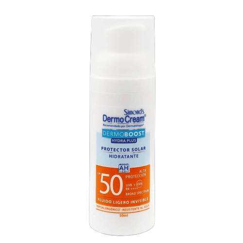 Protector Solar Dermo SIMOND´S DERMOCREAM PROTECTOR SOLAR DERMO BOOST HYDRA PLUS FPS 50 + 50 ...