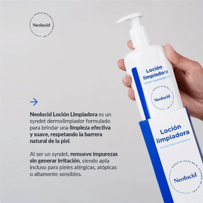 NEOLUCID LOCIÓN LIMPIADORA 250 ML DET.3