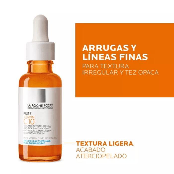 LA ROCHE POSAY SERUM PURE VITAMIN C10 ANTIARRUGAS 30 ML.2