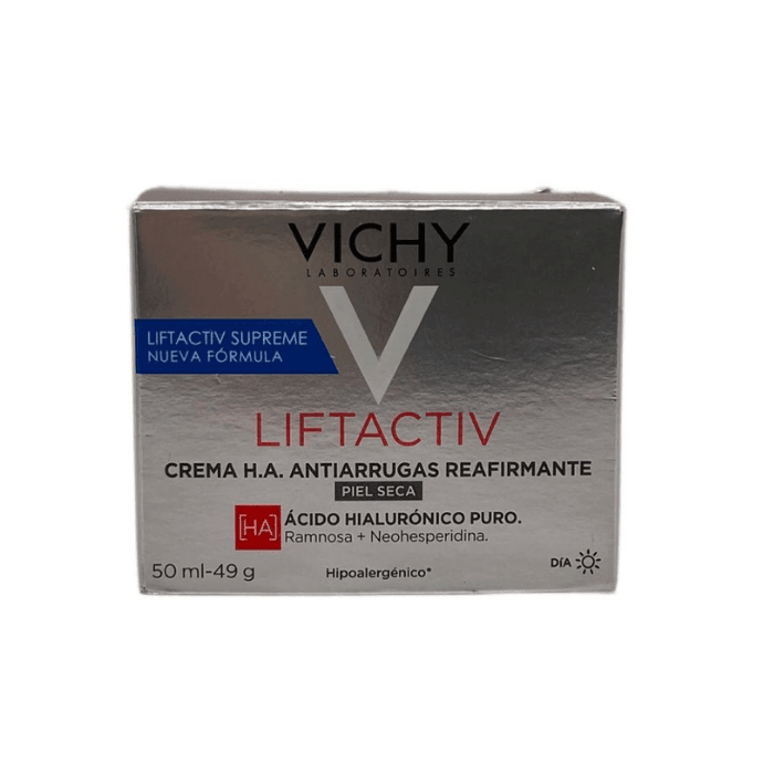 VICHY LIFTACTIV CREMA DIA ÁCIDO HIALURÓNICO ANTIARRUGAS PIEL SECA 50 ML DET.1