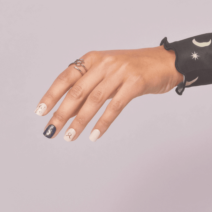 IMPRESS ZODIAC COLLECTION TAURO 30 NAILS SHORT DET.3