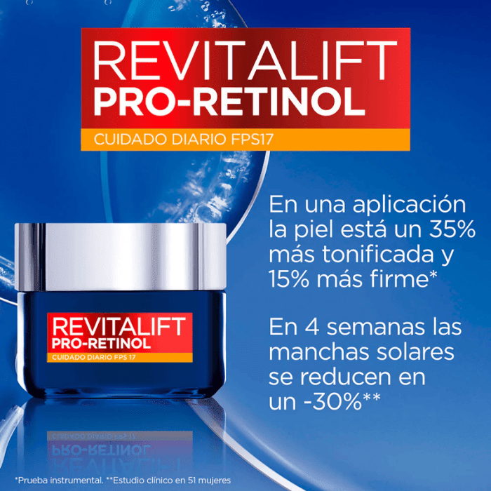 LOREAL REVITALIFT PRO-RETINOL CREMA ANTI-ARRUGAS DIA 50 ML.2