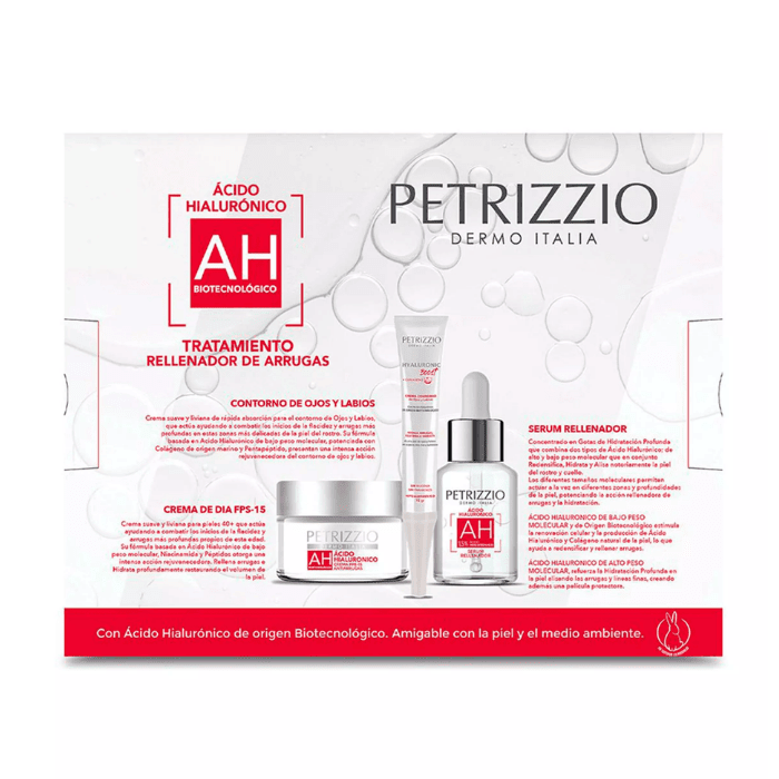 PETRIZZIO PACK ÁCIDO ANTIARRUGAS HIALURÓNICO CREMA + SÉRUM DET.2