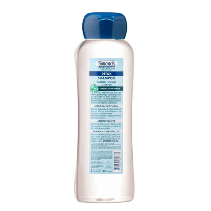 SIMONDS SHAMPOO DETOX MORINGA CABELLO NORMAL A GRASO SIN SAL 410 ML.2