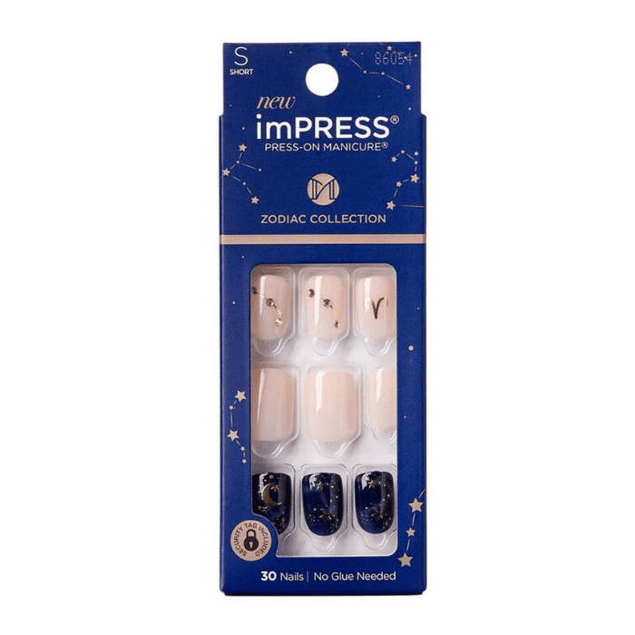 IMPRESS ZODIAC COLLETION ARIES 30 NAILS SHORT 0