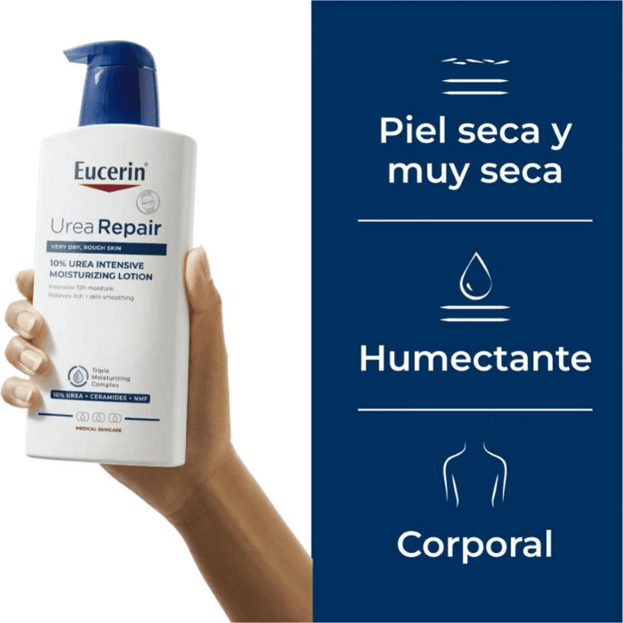 EUCERIN UREA REPAIR LOCION 10% 400 ML DET.1