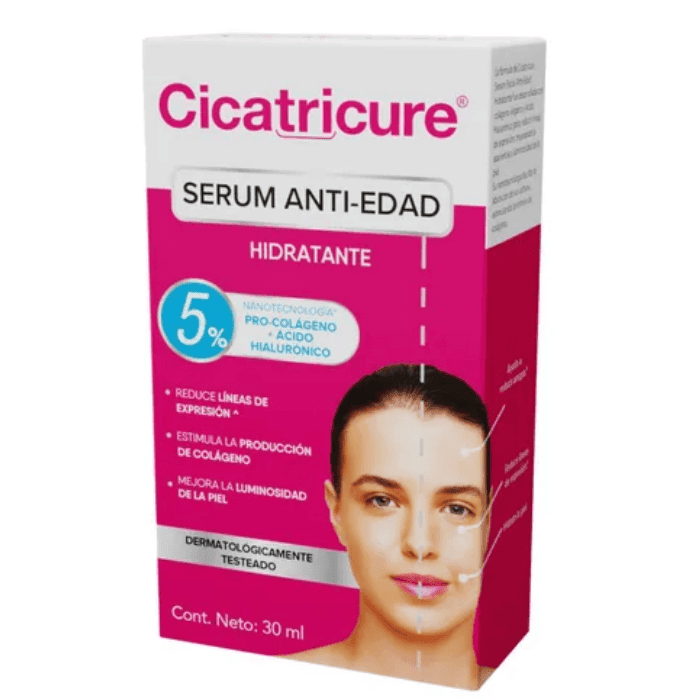 CICATRICURE SÉRUM HIDRATANTE ANTIEDAD 30 ML DET. 0