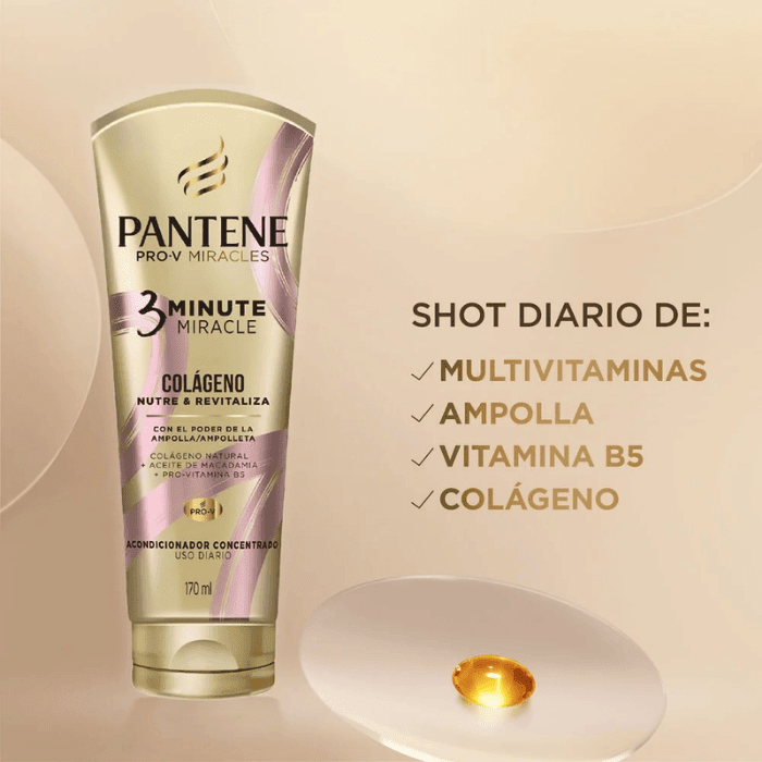 PANTENE ACONDICIONADOR 3 MINUTE MIRACLE 170 ML.2