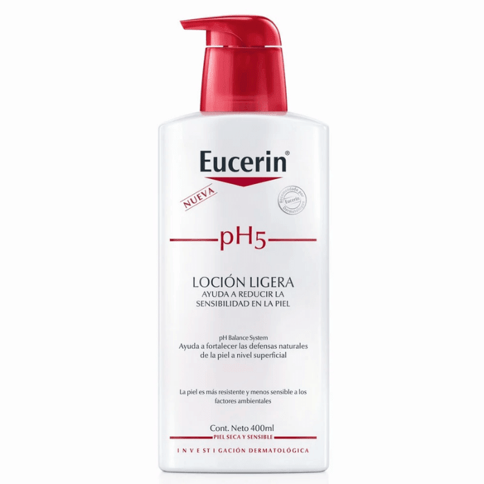 EUCERIN PH5 LOCION LIGERA 400 ML DET. 1
