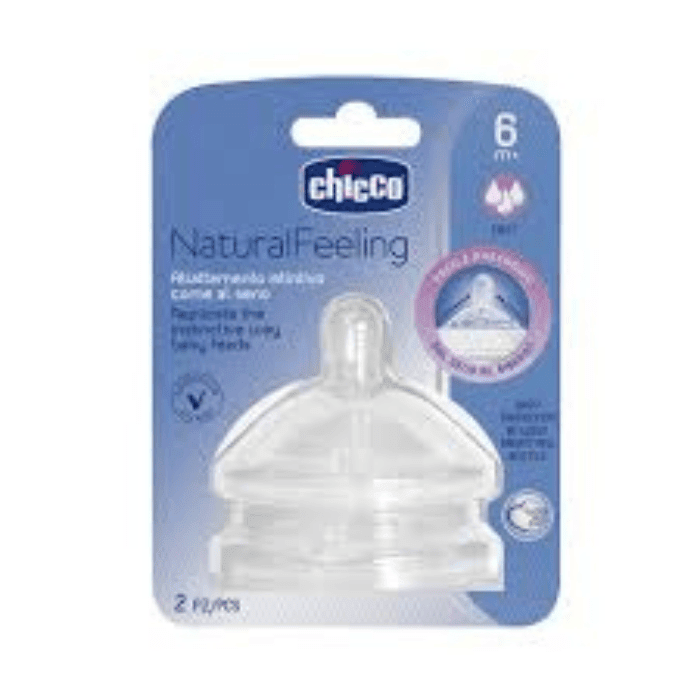 CHICCO REPUESTOS MAMADERA 6M+ 2PCS2