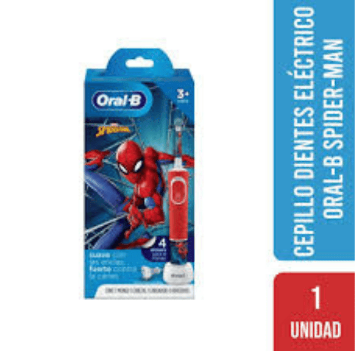 ORAL B CEPILLO DE DIENTES ELÉCTRICO MARVEL SPIDER-MAN RECARGABLE 1 UNIDAD4