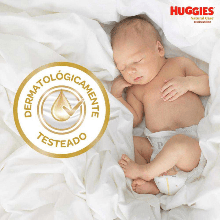 HUGGIES PAÑAL NATURAL CARE 34 U PEQUEÑO 4