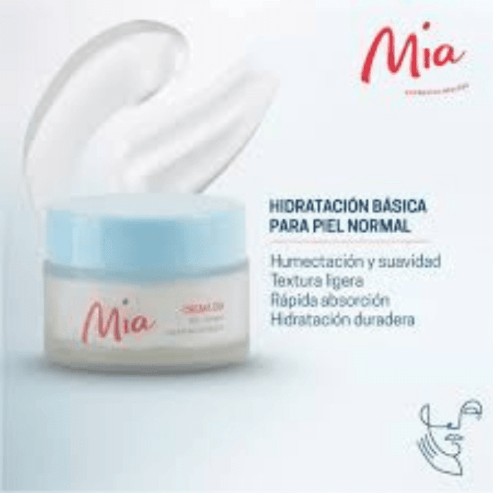 MIA CREMA DE DÍA PIEL NORMAL HIDRATACIÓN BÁSICA 50 ML DET.1