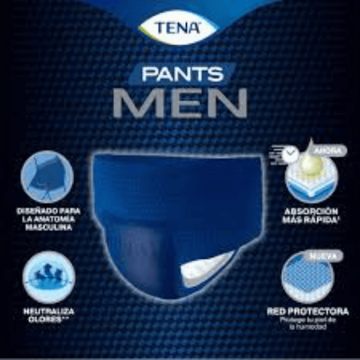 TENA PANTS MEN 10U TALLA CH/M2