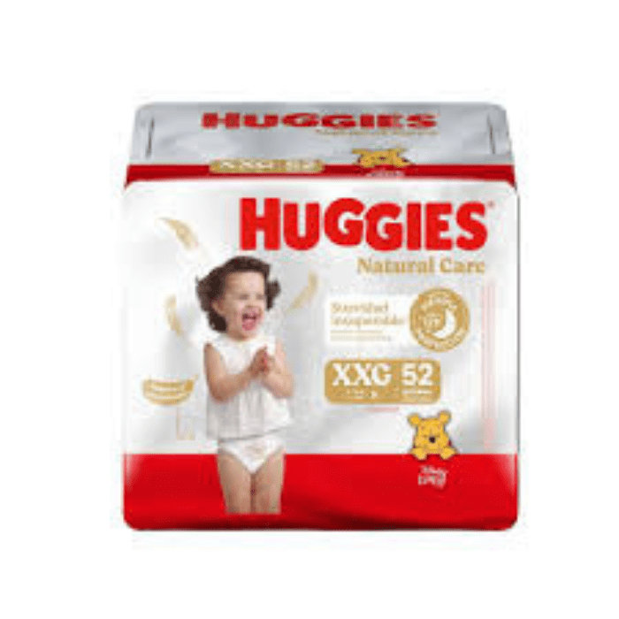HUGGIES PAÑAL NATURALC ARE XXG 52 U.2