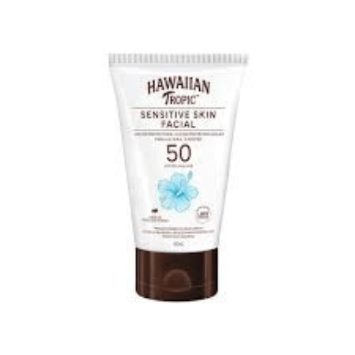 HAWAIIAN TROPIC SENSITIVE SKIN FACIAL FPS 50+ 60 ML DET.3