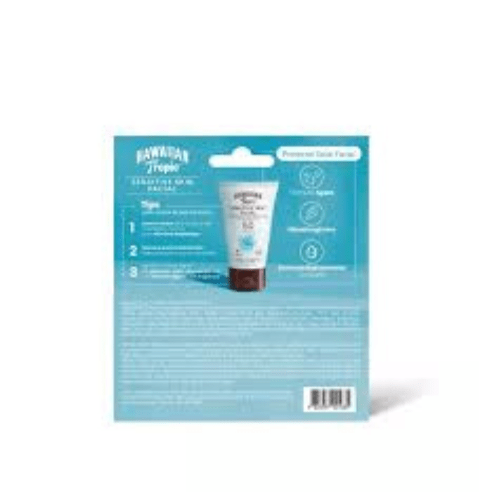 HAWAIIAN TROPIC SENSITIVE SKIN FACIAL FPS 50+ 60 ML DET.1
