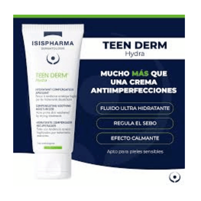 ISISPHARMA TEEN DERM GEL FACIAL HIDRATANTE 40ML DET.1