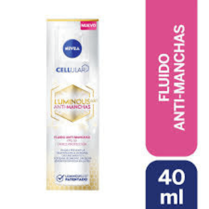 NIVEA CELLULAR LUMINOUS FUIDO ANTIMANCHAS FPS50 40 ML4
