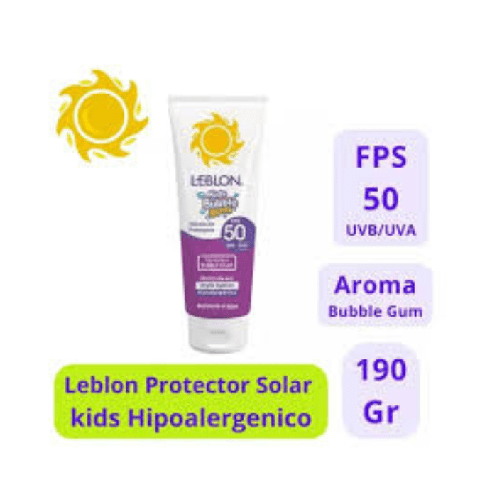LEBLON FP KIDS BUBBLE GUM FPS50 190 GRS. 1