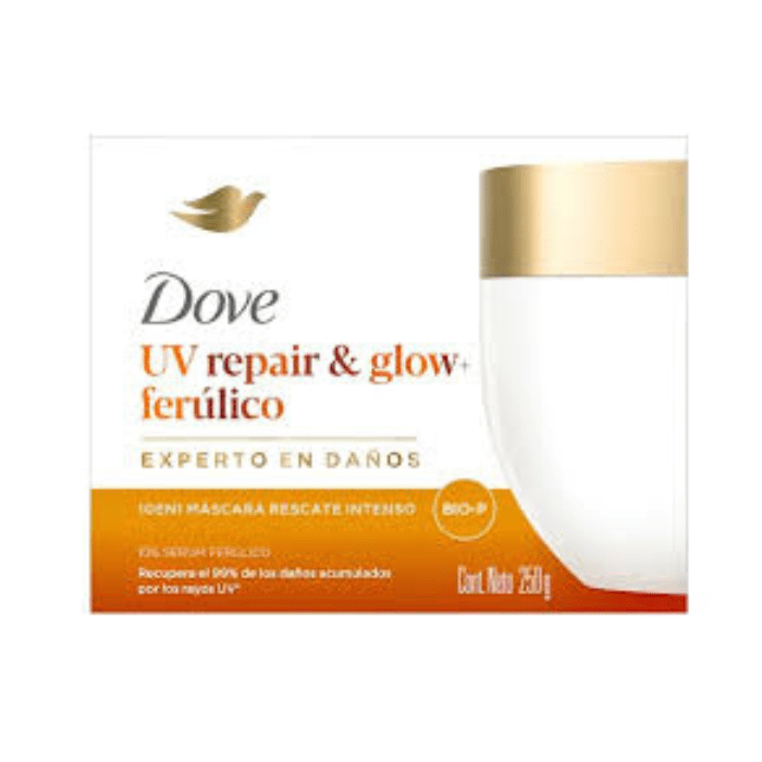 DOVE UV REPAIR & GLOW FERÚLICO 10 EN 1 BIO-P 250 GRS.3