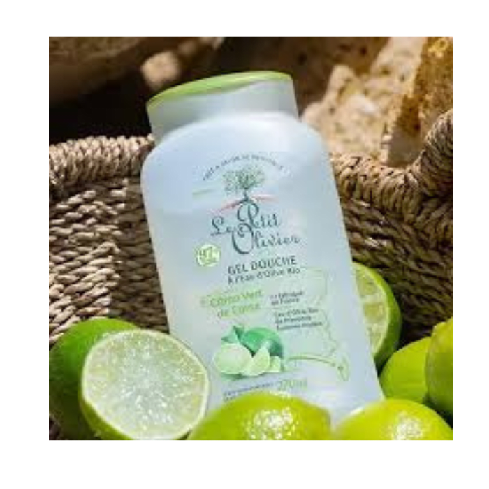 LE PETIT OLIVIER GEL DE DUCHA AL AGUA DE OLIVA LIMA 270 ML DET.2