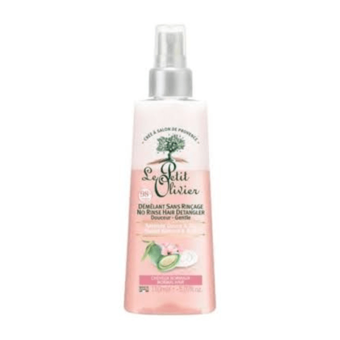 LE PETIT OLIVIER SPRAY DESENREDANTE SIN ENJUAGUE CABELLO NORMAL ALMENDRA DULCE Y CREMA DE ARROZ 150 DET. 1