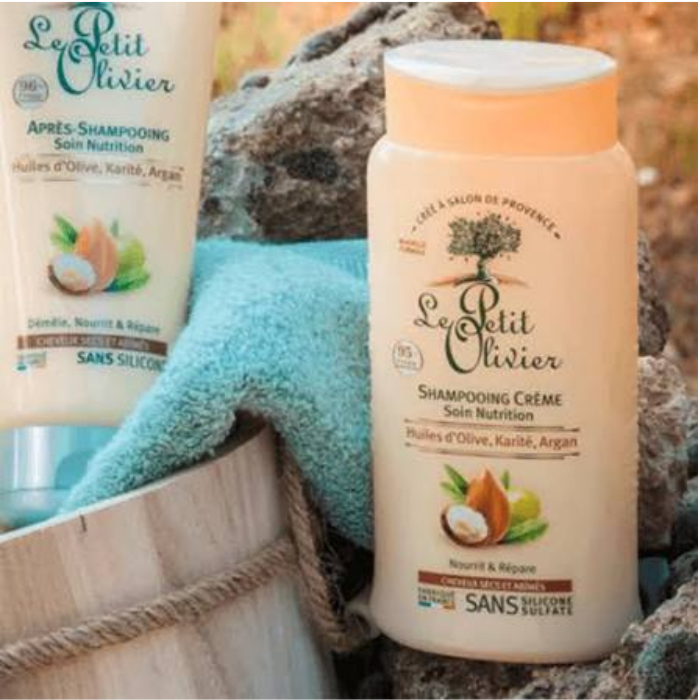 LE PETIT OLIVIER SHAMPOO PARA CABELLO SECO Y DAÑADO CON ACEITE DE OLIVA,ACEITE DE ARGÁN Y KARITÉ 2503