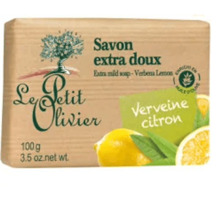 LE PETIT OLIVIER JABÓN EXTRA SUAVE VERBENA Y LIMÓN 100 GRS 1