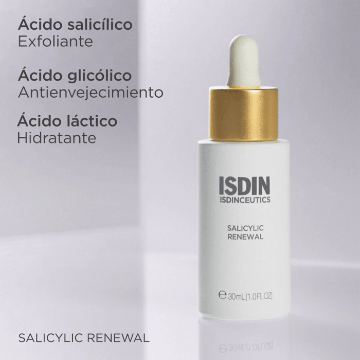 ISDIN SERUM CON ÁCIDO SALICILICO Y GLICÓLICO 30 ML.1