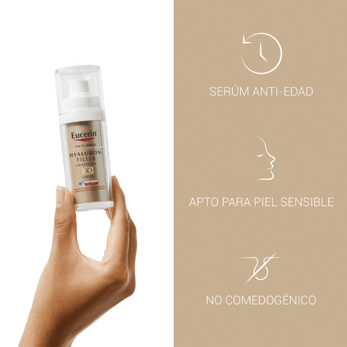 EUCERIN HYALURON FILLER + ELASTICITY 3D SERUM 30 ML DET3