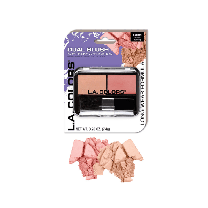 L. A. COLORS DUAL BLUSH BDB 393 MAUVEE2
