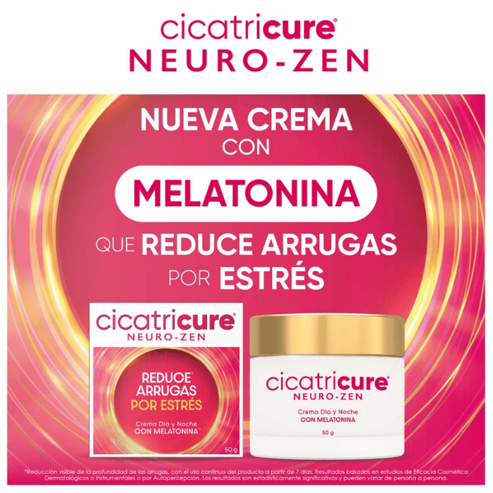CICATRICURE NEURO-ZEN CREMA DÍA Y NOCHE 50G DET.2