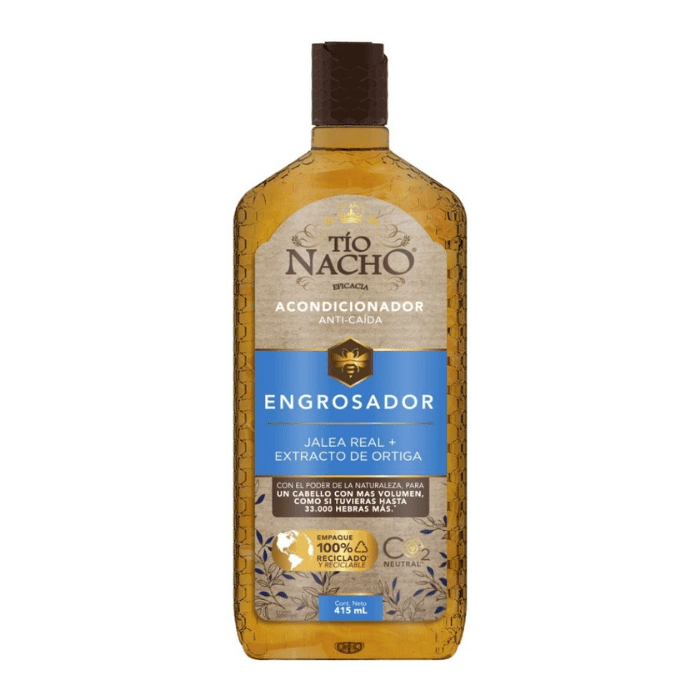 TÍO NACHO ACONDICIONADOR ENGROSADOR JALEA REAL + ORTIGA 415 ML DET. 0