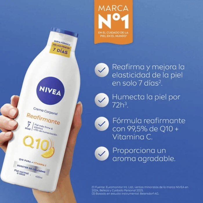 NIVEA Q10 + VITAMINA C CREMA CORPORAL REAFIRMANTE 400 ML.2