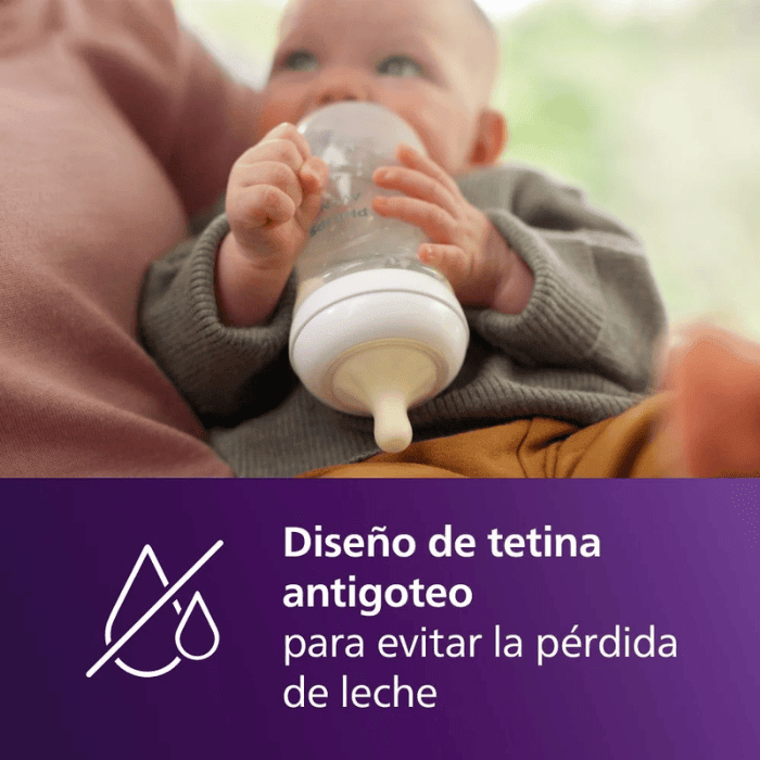 AVENT MAMADERA NATURAL RESPONSE 1M + 260 ML DET.2