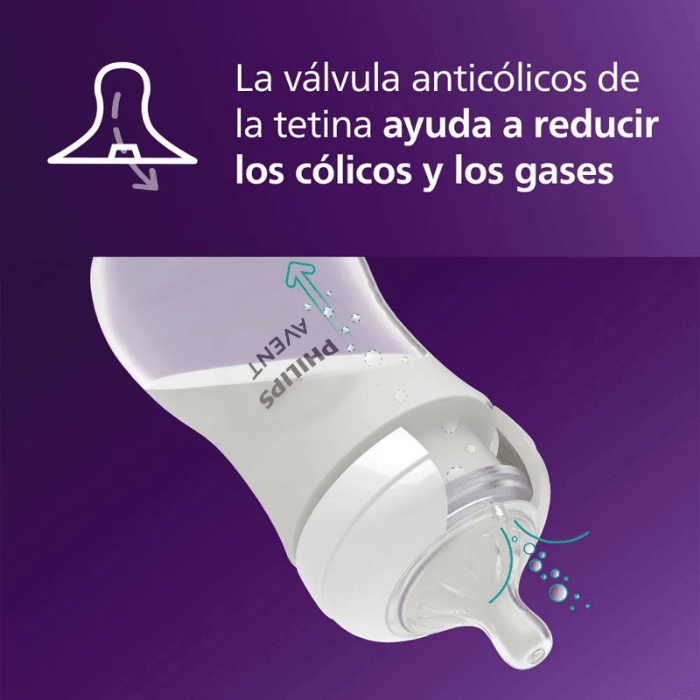 AVENT MAMADERA NATURAL RESPONSE 1M + 260 ML DET.3